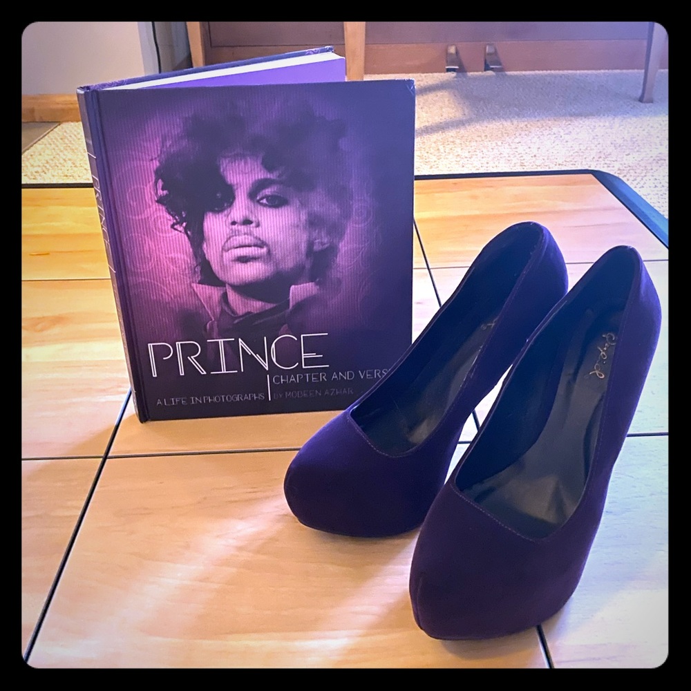 Purple Rain 💜💧🔥 Chic Platform Heels